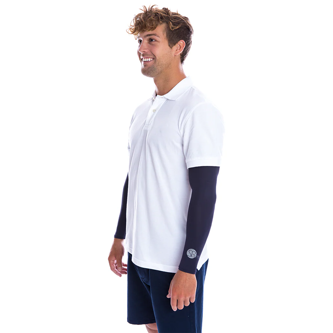 SParms UPF50+ Arm Sleeves (Navy, Pair) - Image 3