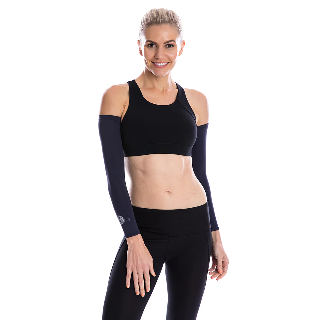 SParms UPF50+ Arm Sleeves (Navy, Pair) - Image 7