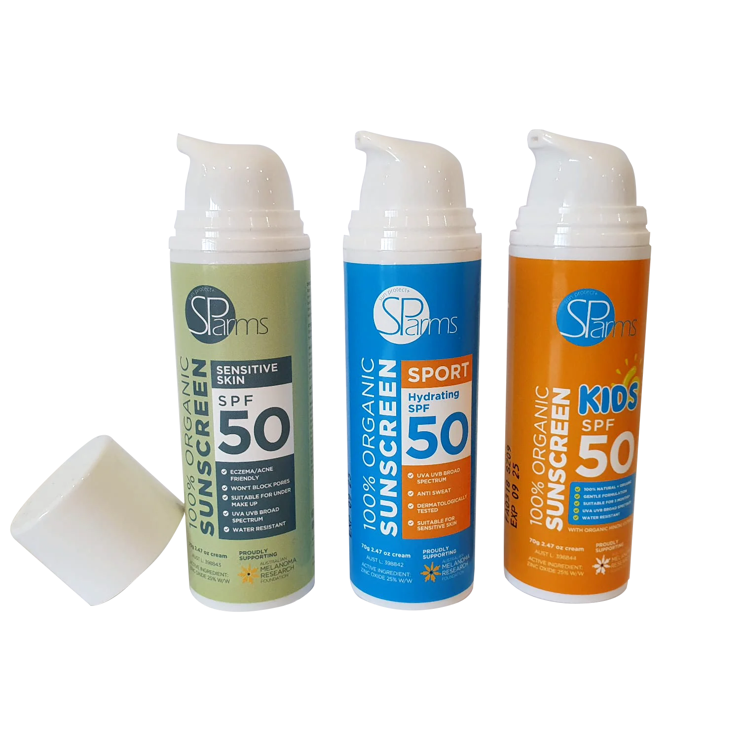 100% Organic Sunscreen - Sport - Image 24
